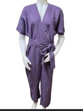 LOVE AND CONFUSE AURORA Linen Jumpsuit